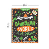 Dinosaur World Activities -  I Can Solve Activity Book for Kids Age 4- 8 Years | With Colouring Pages, Mazes, Dot-to-Dots