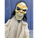 Beige Scary Walking  Dwarf skeleton, Battery operated with voice, Motion and Light  Halloween Party Decor