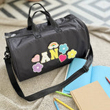 Motif Travel Duffel Bag - Black