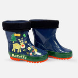 Blue Deer Flexible Rubber Rain Gumboots for Toddlers and Kids