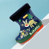 Blue Deer Flexible Rubber Rain Gumboots for Toddlers and Kids