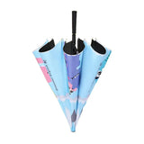 Blue Dino, Unique Mexican Hat Style Kids Umbrella