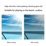 Blue Fish Dual Glass Frame Sun protection & Swimming Goggles for Kids, UV protected and Anti Fog