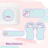 Mini Label Pack - Blue Unicorn