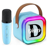 Wireless Karoke Speakers with Mic - Blue