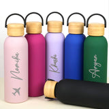 Insulated Bottle with Handle - Green