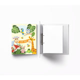 A4 Vertical Clip Binder File - Rainforest