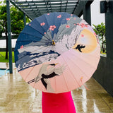 Bright Seagull, Chinese Canopy Style Rain and All season Umbrella