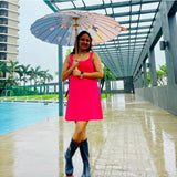 Bright Seagull, Chinese Canopy Style Rain and All season Umbrella