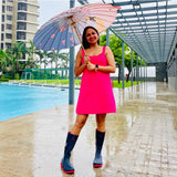 Bright Seagull, Chinese Canopy Style Rain and All season Umbrella