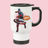 Steel Travel Mug - Captain America