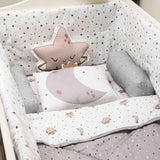 Organic Cot Bumper- Shining Stars