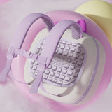 Dewy the Smiley Monster, 3d Lightweight Ergo Backpack for Toddlers and Kids