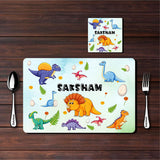 Mat Coaster Set- Dino