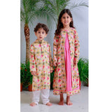 Pomegranate Striped Kurta Set