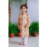 Pomegranate Striped Kurta Set