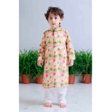 Pomegranate Striped Kurta Set