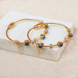 Evil Eye Initial Bracelet