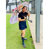 Fishy Island theme Rain & All Season Umbrella for Teens and Adults