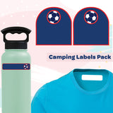 Camping Labels Pack - Football