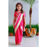 Sunset Applique Dhoti Set