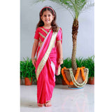 Sunset Applique Dhoti Set