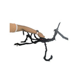 Giant Furry Black Spider with bendable legs and red eyes for Halloween Decoration