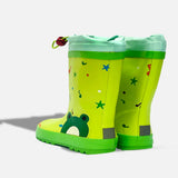Happy Frog  Flexible Rubber Rain Gumboots for Toddlers and Kids