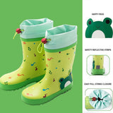 Happy Frog  Flexible Rubber Rain Gumboots for Toddlers and Kids