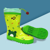 Happy Frog  Flexible Rubber Rain Gumboots for Toddlers and Kids
