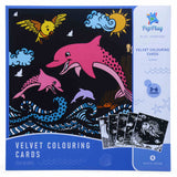 PepPlay Velvet Coloring Cards (Ocean)