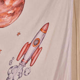 To The Moon And Back Light Muslin Blanket