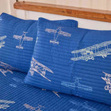 Fly Away with Me Navy Blue Bed Spread Set