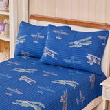 Fly Away with Me Navy Blue Bed Spread Set
