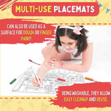 Doodle Placemats Set – FIND & COLOR Series