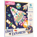 Educational Shape Sticker – Space Explorers