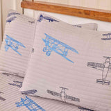 Fly Away with Me Space Grey Bed Spread Set