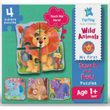 My First Touch & Feel Puzzles - Wild Animals