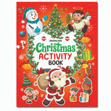 Christmas Activity Book for Kids – Fun Puzzles, Coloring, Mazes & More | Ages 4–8