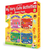 My Very Cute Activities & Colouring Books Pack for Kids Age 3-8 years - A Set of 4 Books