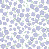 Cotton Nightsuit- Purple Flowers