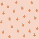 Cotton Nightsuit- Orange Pears