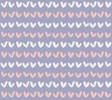 Cotton Nightsuit- Purple Hearts