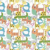 Cotton Nightsuit- Colorful Animals