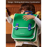 Jade Green Rectangle style Backpack for Kids, Large