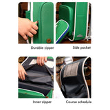 Jade Green Rectangle style Backpack for Kids, Large