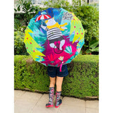 KellyJo & Starsy Rain & All Season Umbrella for Teens and Adults