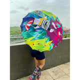KellyJo & Starsy Small Rain & All Season Umbrella for Teens and Adults
