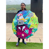 KellyJo & Starsy Small Rain & All Season Umbrella for Teens and Adults