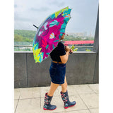 KellyJo & Starsy Small Rain & All Season Umbrella for Teens and Adults